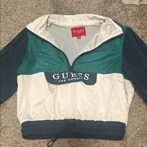 Guess Teal and Navy Windbreaker